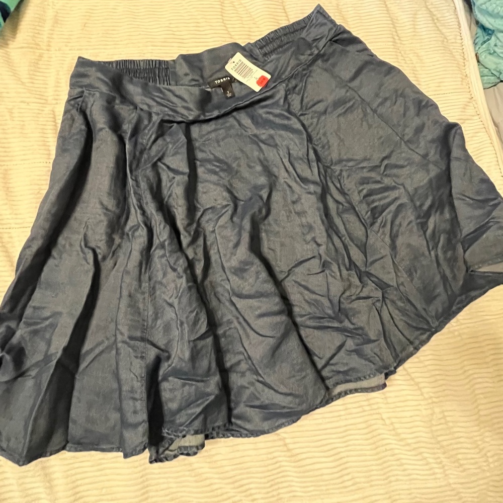 Torrid denim skirt